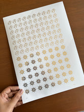 Om & Swatik Gold Sticker